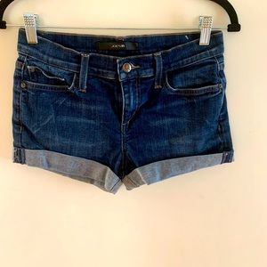 Joe’s blue jeans shorts size 25